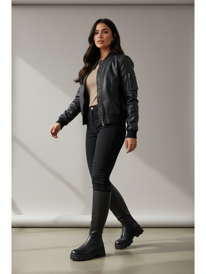 Botas altas suel negro 2-1 2