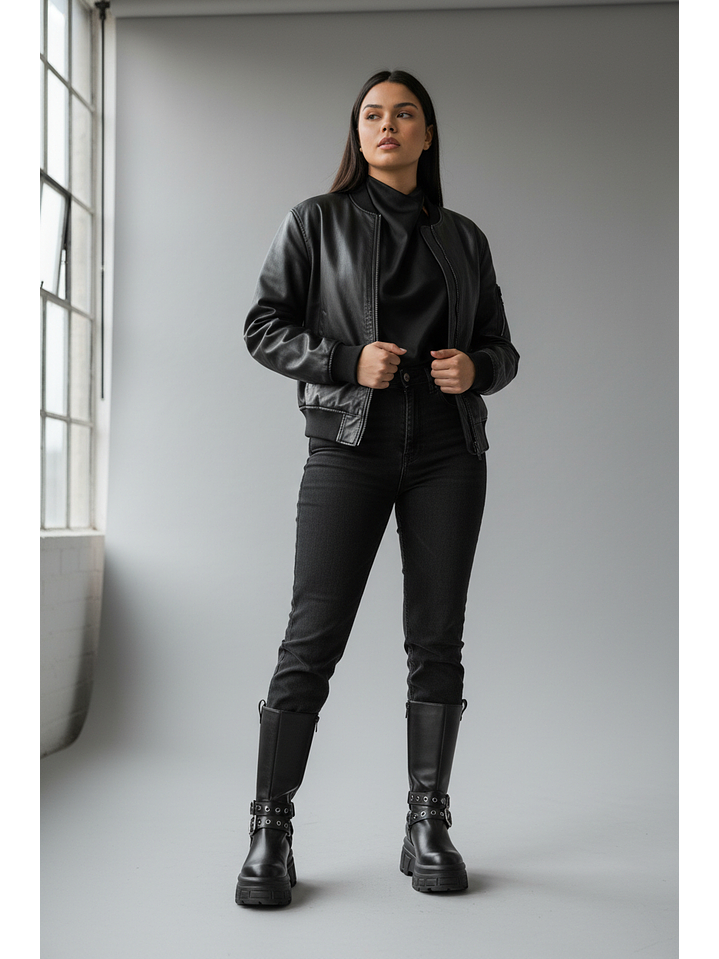 Botas altas suel negro 4-1 2