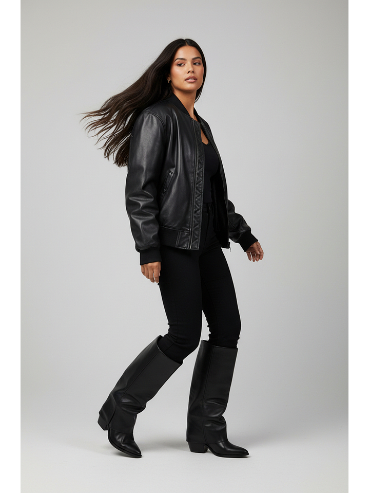 Botas altas suel negro 7-1 2