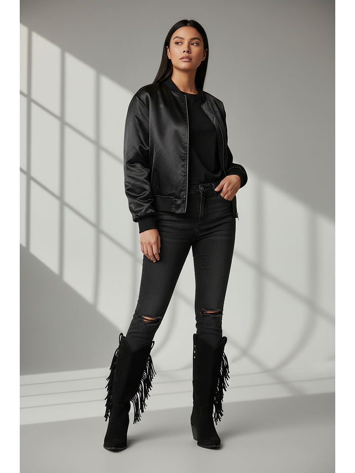 Botas vaqueras suel Negro 2661 2