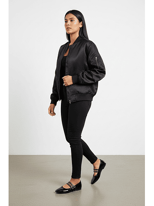 Ballerinas Mary jane suel Negro 2185H