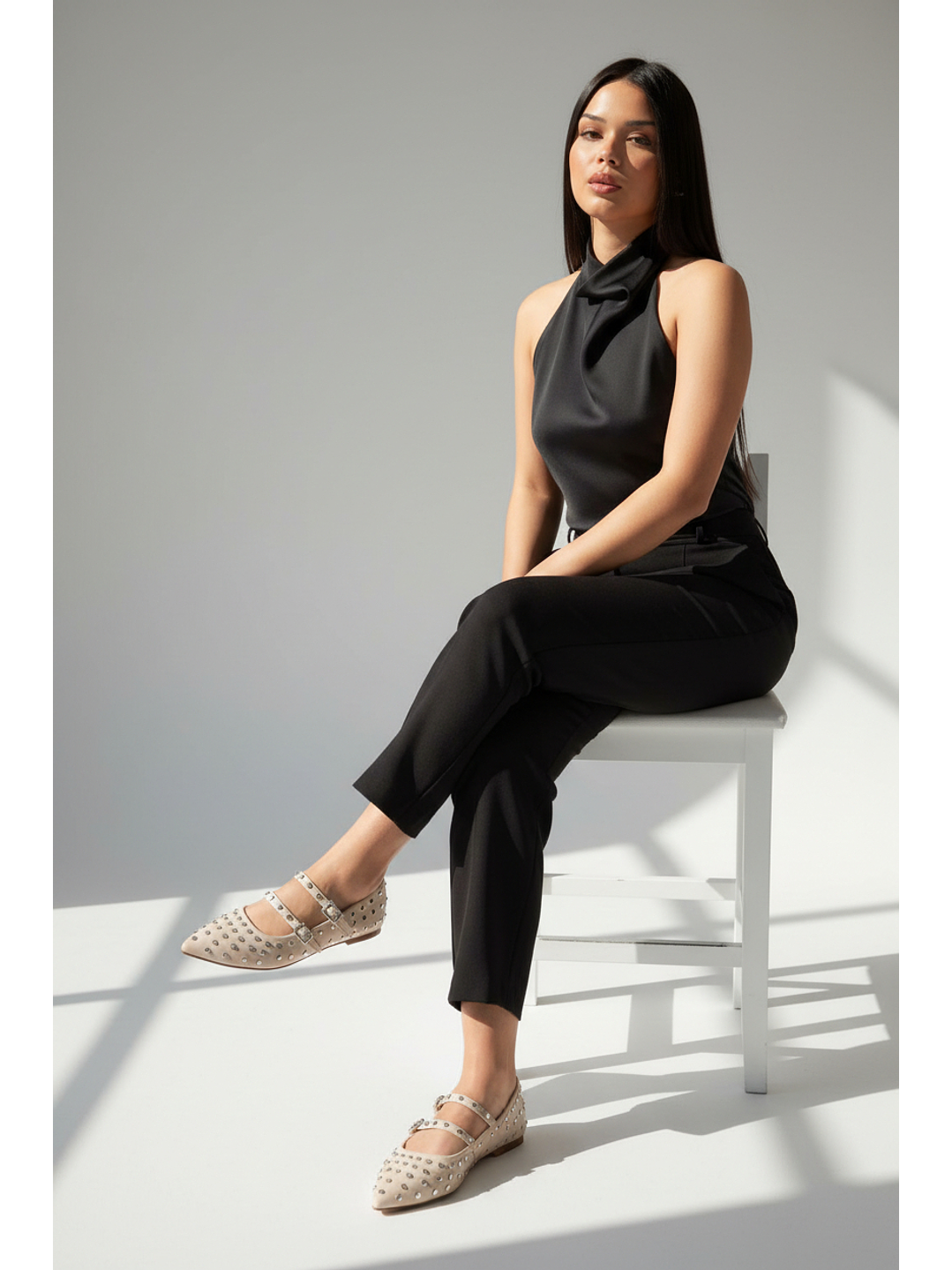 Ballerina Mary Jane Suel beige 86 2