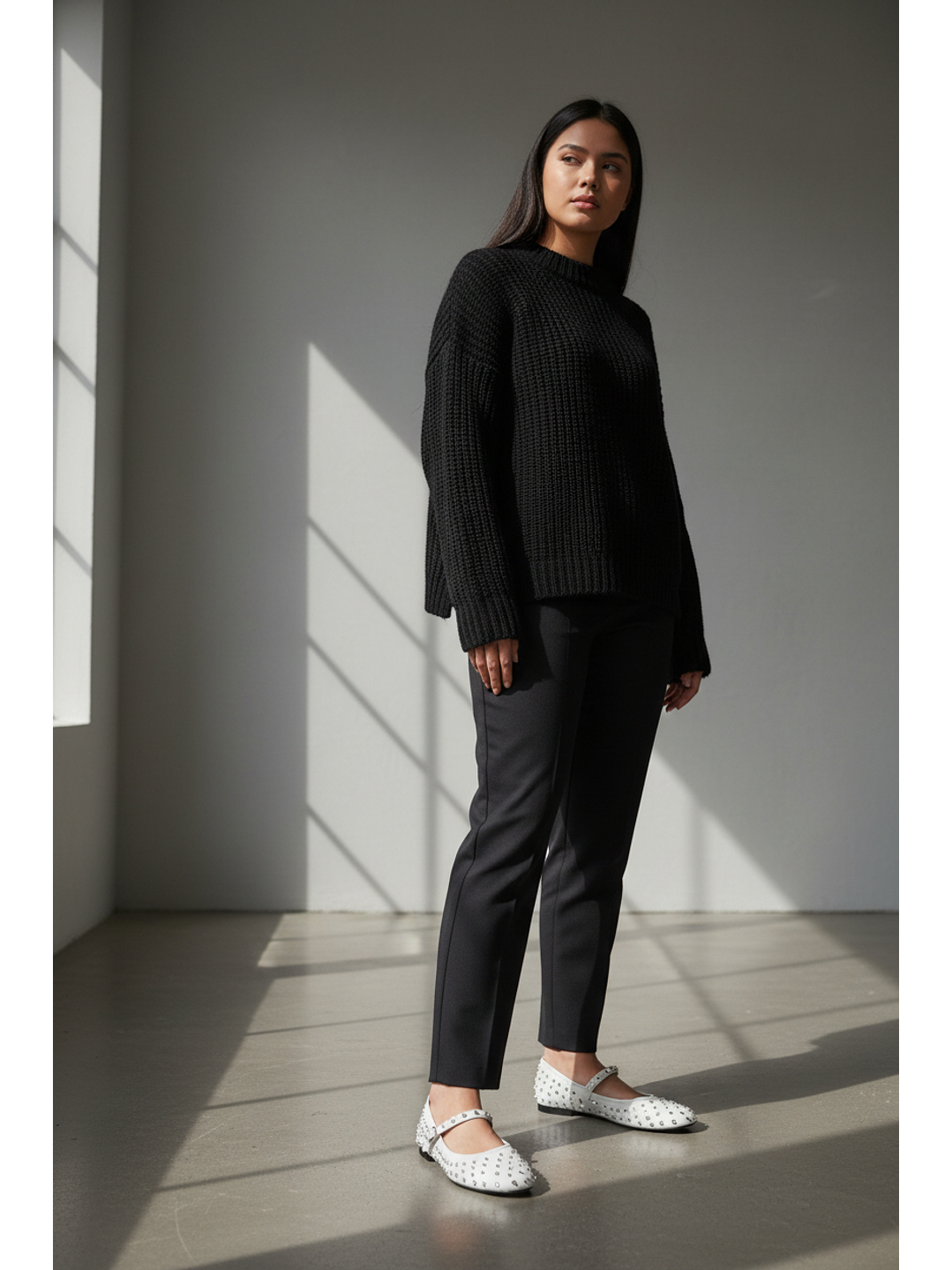 Ballerina Mary Jane Suel blanco 0610 2