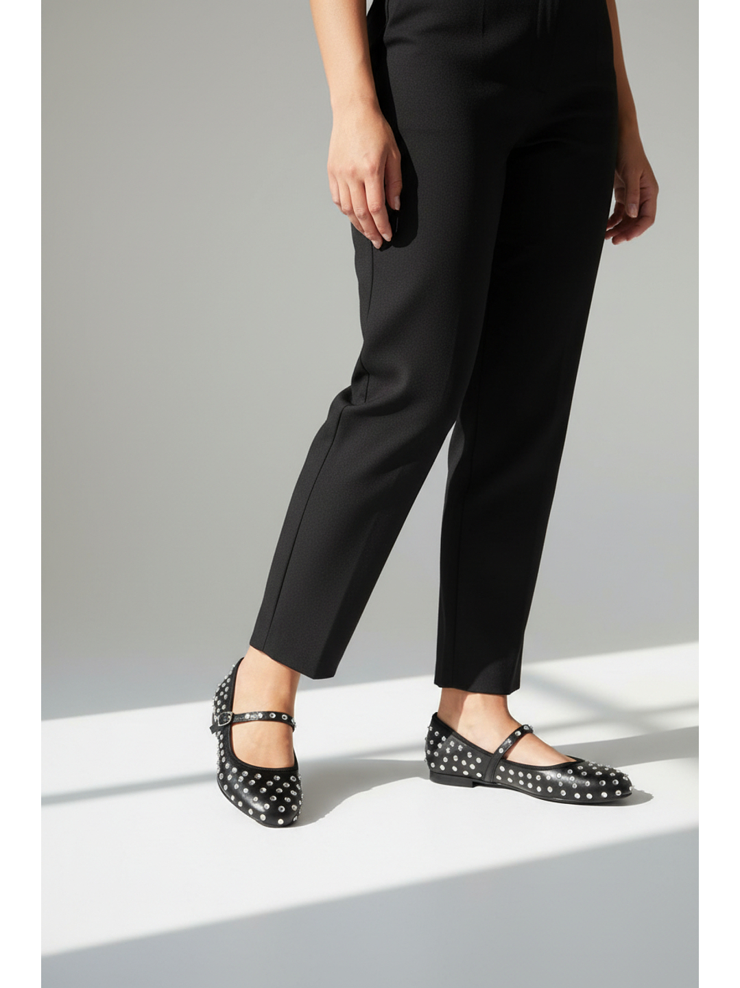 Ballerina Mary Jane Suel negro 061 2