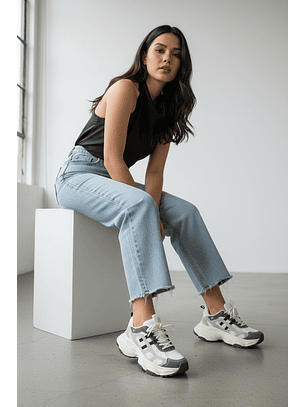 Zapatillas deportivas suel beige/gris 5-2