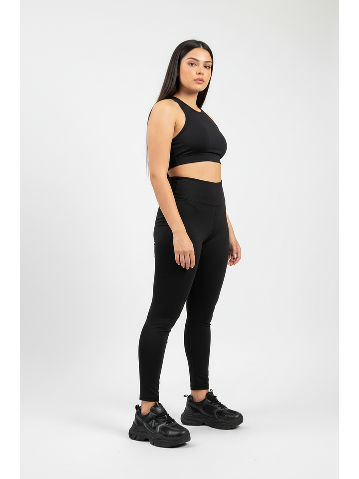 Zapatillas plataforma suel negro 6-1 2