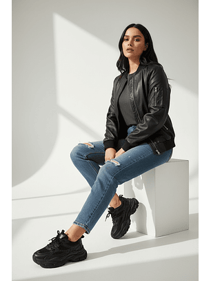 Zapatillas plataforma suel negro 56-1