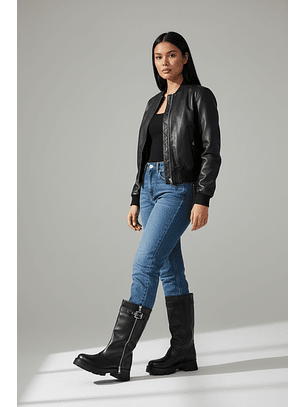 Botas altas suel negro 86-1