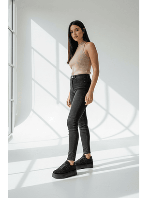 Zapatillas plataforma suel negro 2-14