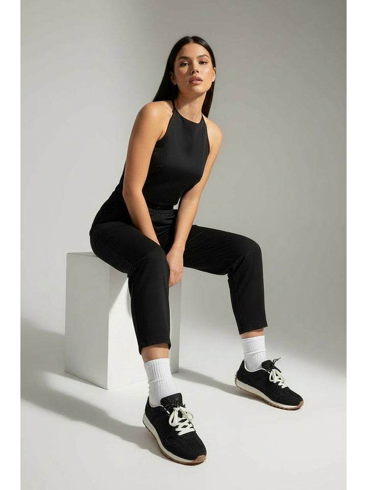 zapatillas suel negro 86B 2