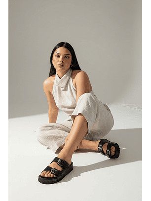 Sandalias Suel vintage negro 46-1