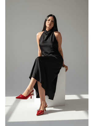 Tacón Kitten Heel suel rojo 78 