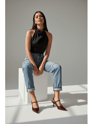 Tacón Kitten Heel suel burdeo 2-20