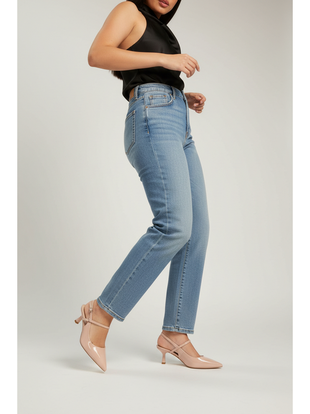 Tacón Kitten Heel suel caqui 12-5 2