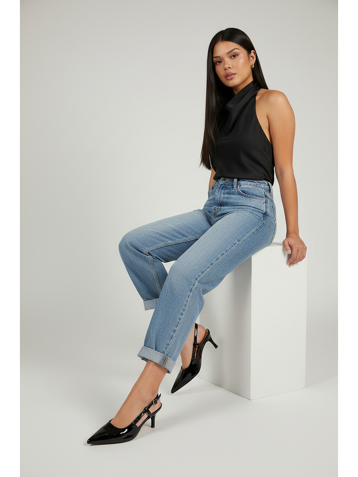 Tacón Stiletto suel negro  H100 2