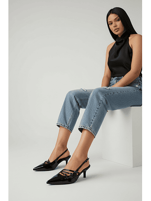 Tacón Kitten Heel suel negro 15-1