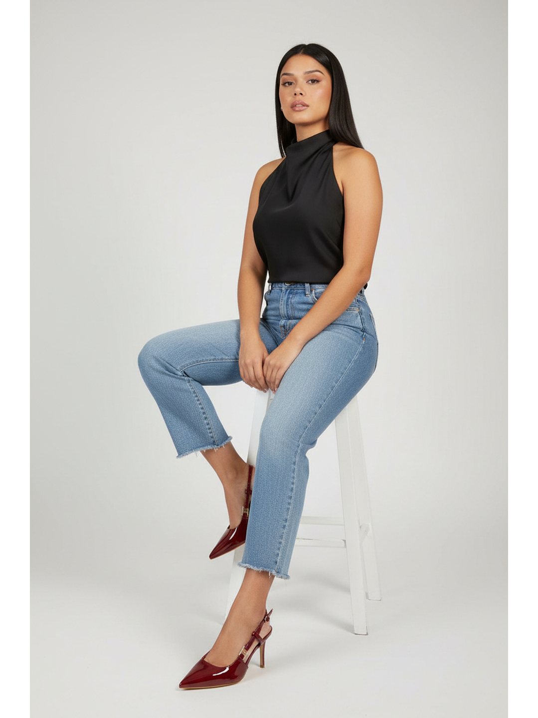 Tacón Stiletto suel rojo  H100 2