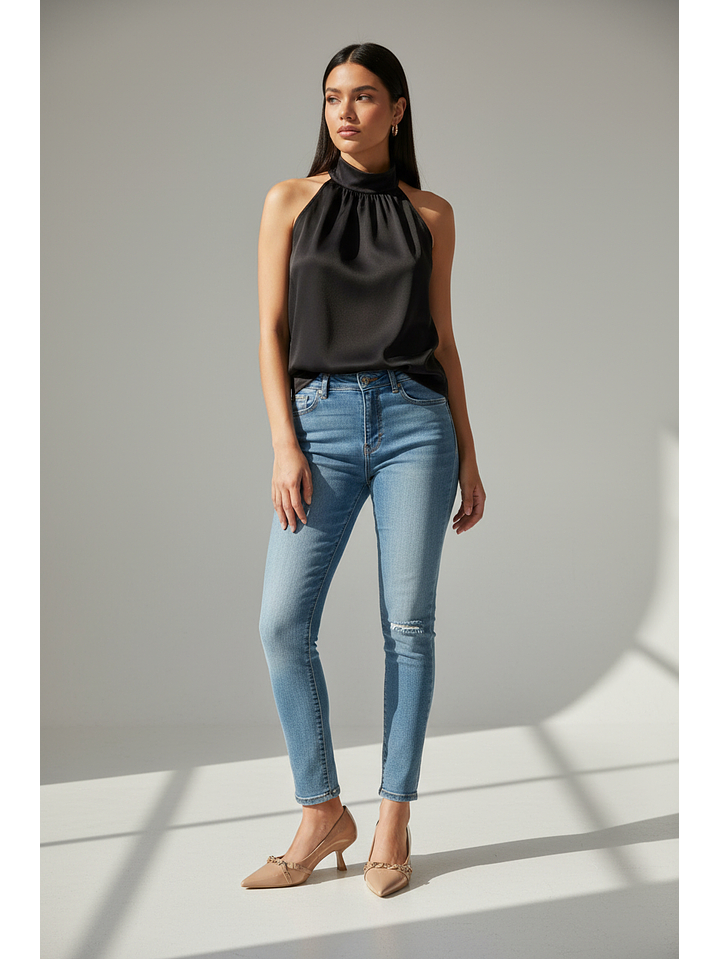 Tacón Kitten Heel Suel Beige H69 2