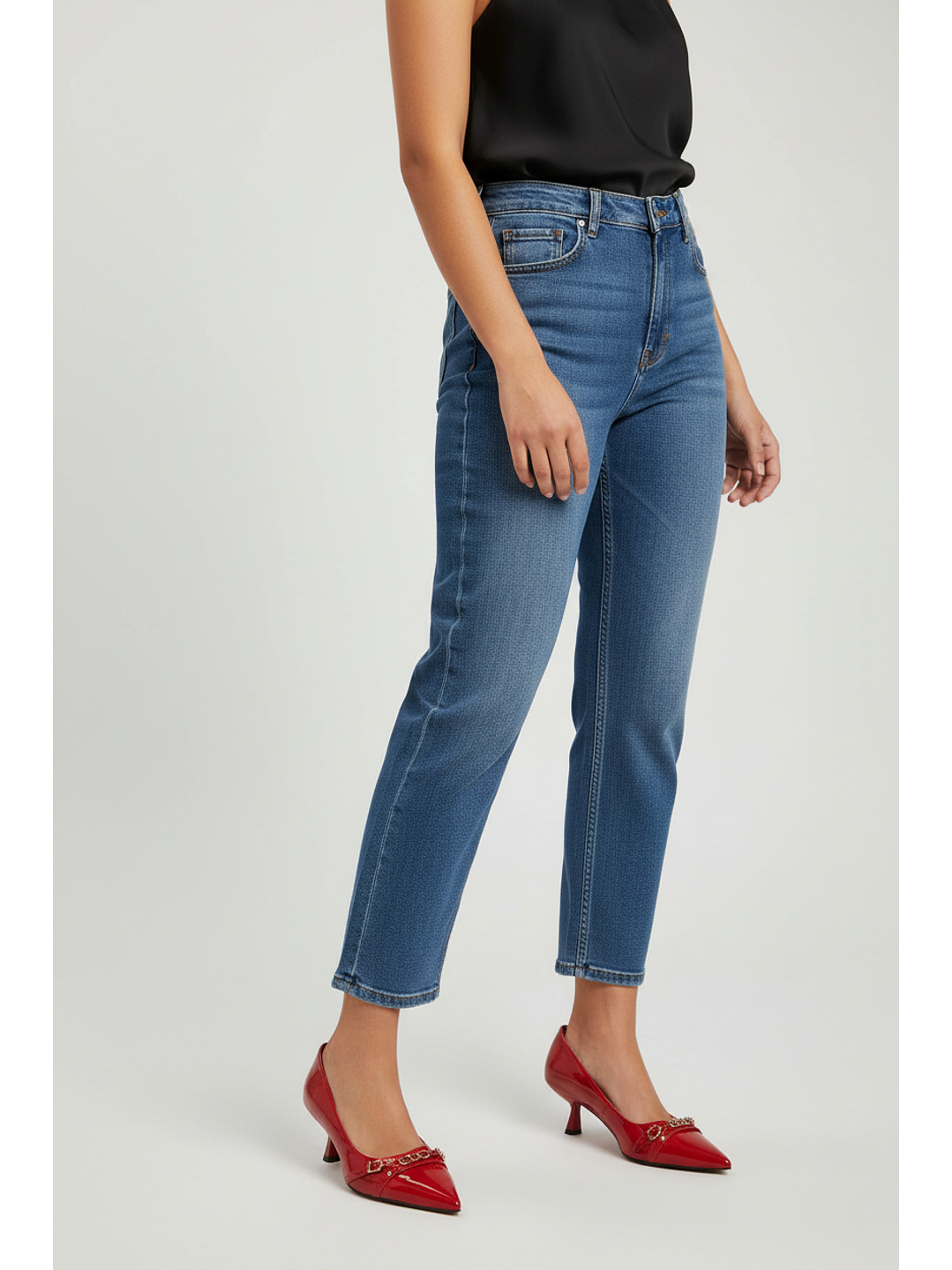 Tacón Kitten Heel Suel Rojo H69 2