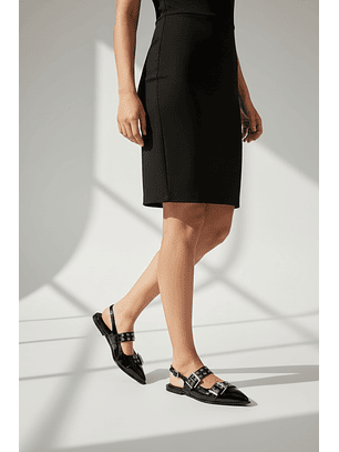 Puntillas Slingback Suel negro/charol 02-1