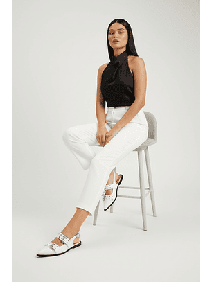 Puntillas Slingback Suel blanco/charol 02-10