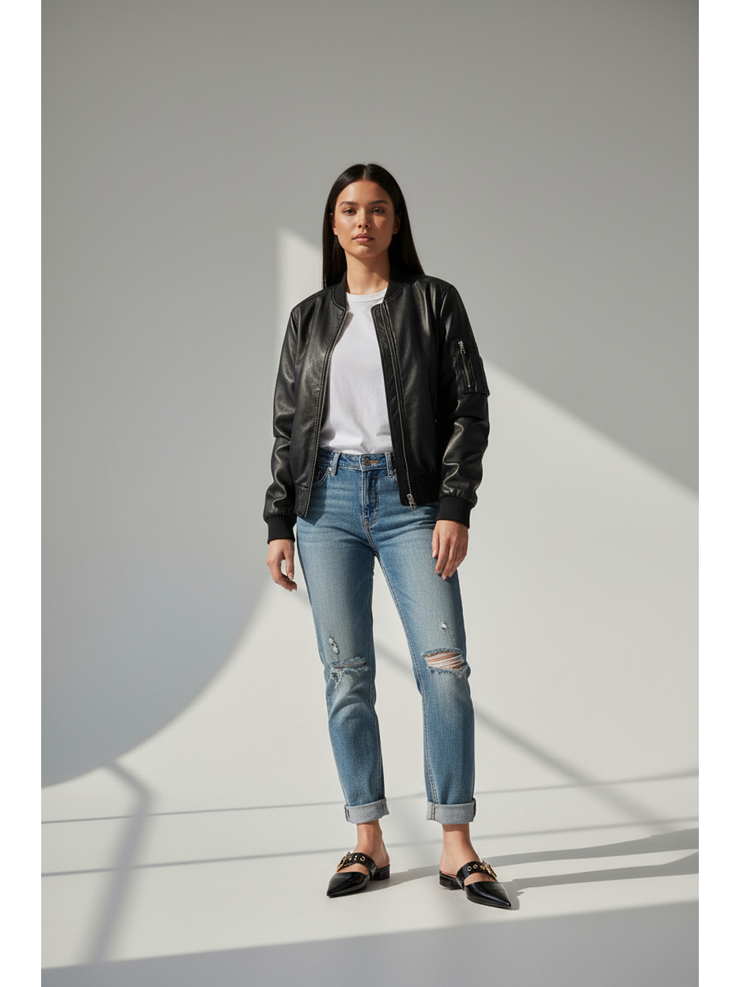 Puntillas Slingback suel Negro  2151H 2