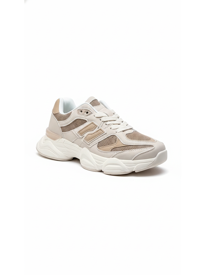 Zapatillas deportivas suel beige 682 1