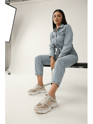 Zapatillas deportivas suel beige 682