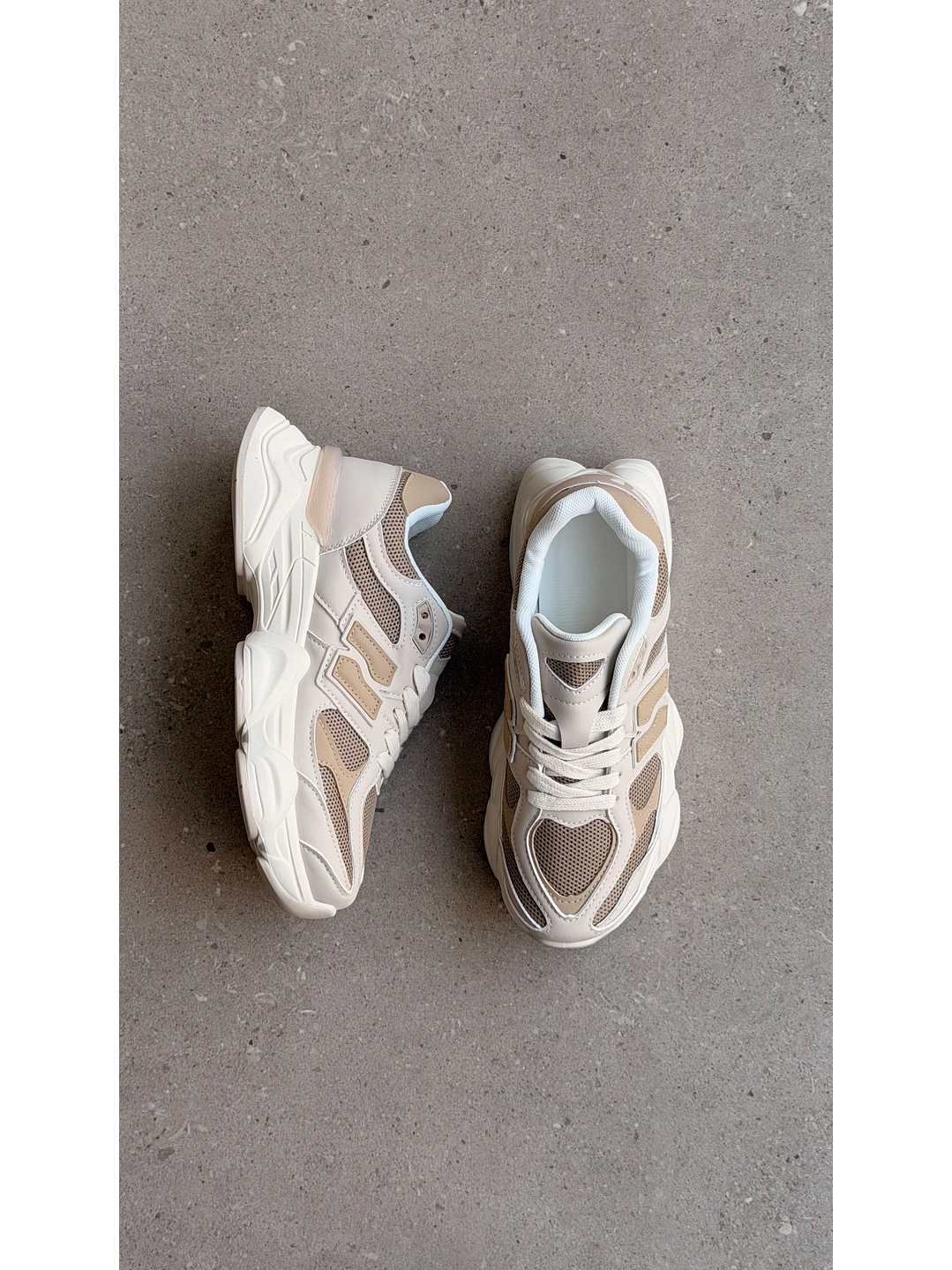 Zapatillas deportivas suel beige 682 3