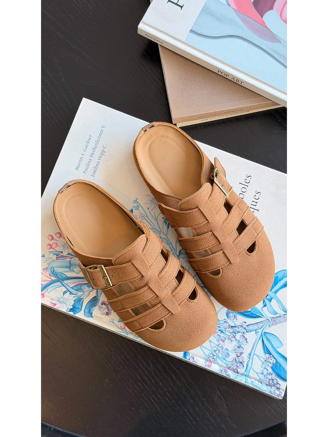 Zuecos clogs suel glam khaki 2113 3