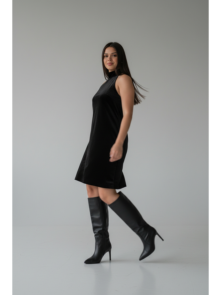 Botas altas suel stilettos negro 8-1 2