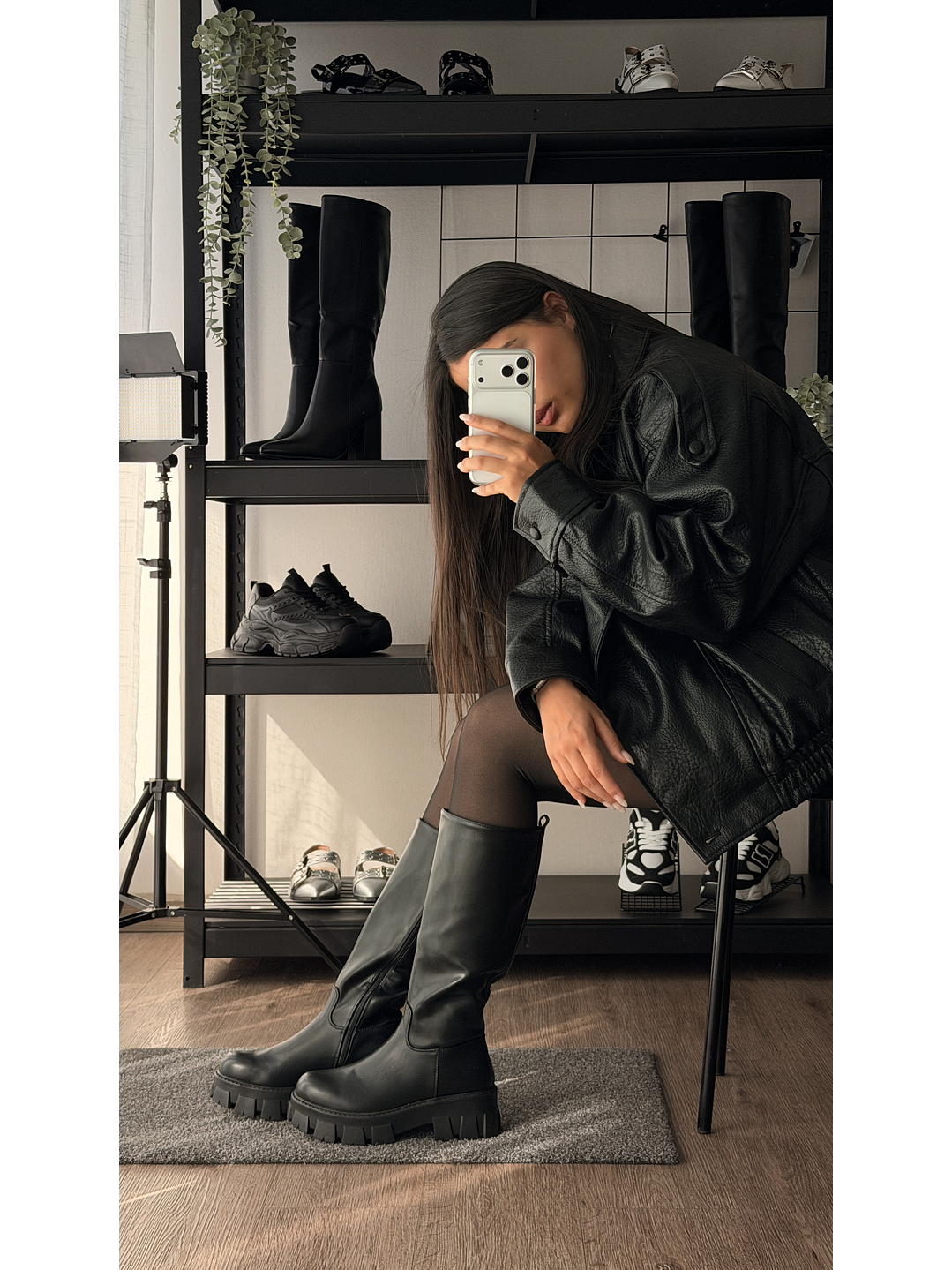 Botas altas suel negro 6-1 4