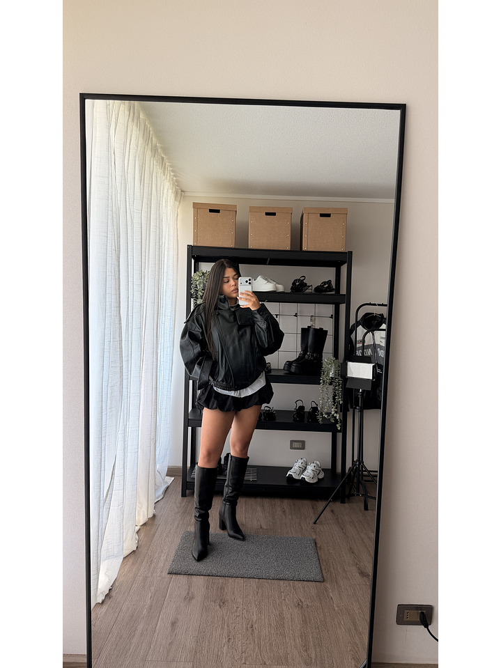 Botas altas suel negro 009 5