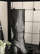 Botas altas suel negro 009 - Miniatura 3