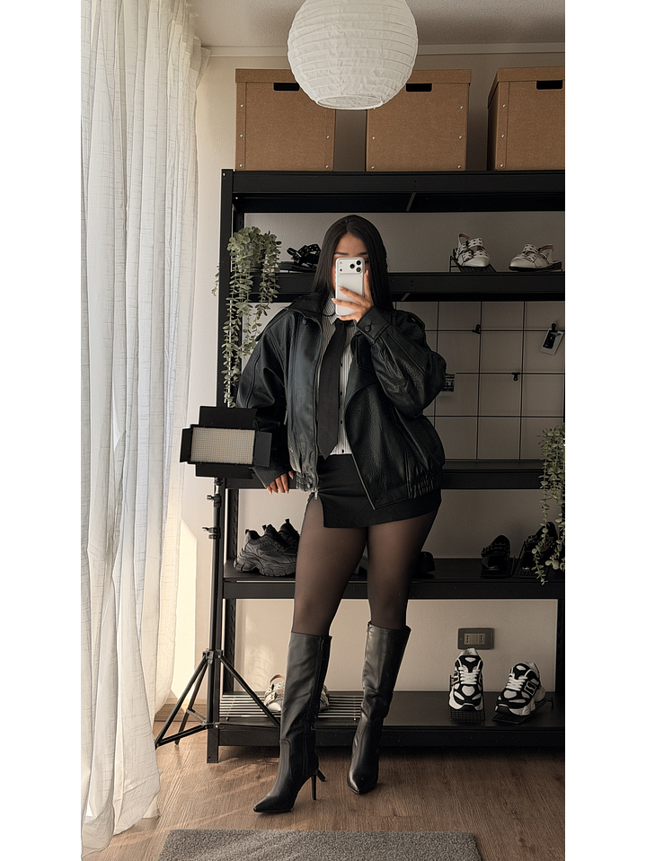 Botas altas suel stilettos negro 8-1 5