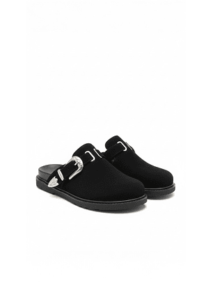 Zuecos Mule Suel negro T44