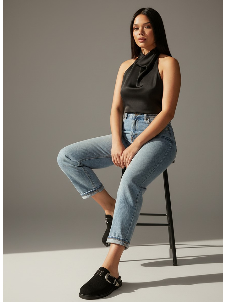 Zuecos Mule Suel negro T44 2