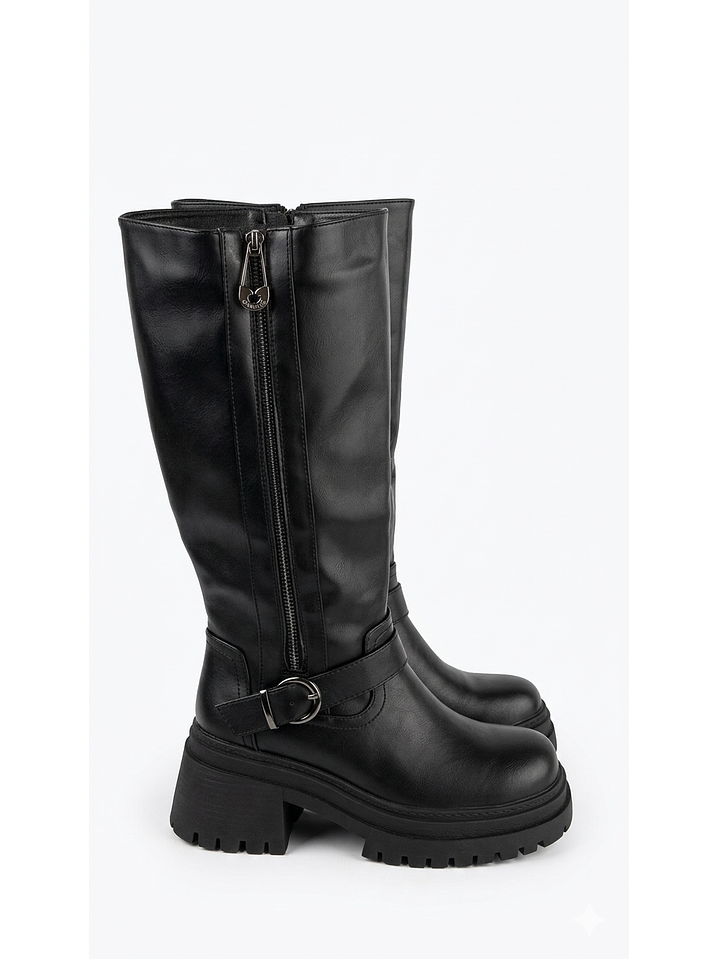 Botas altas suel negro 2687  1