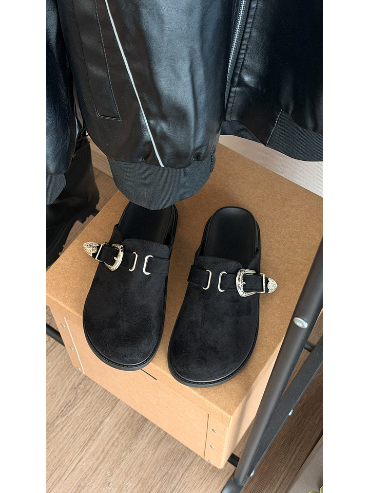 Zuecos Mule Suel negro T44 3