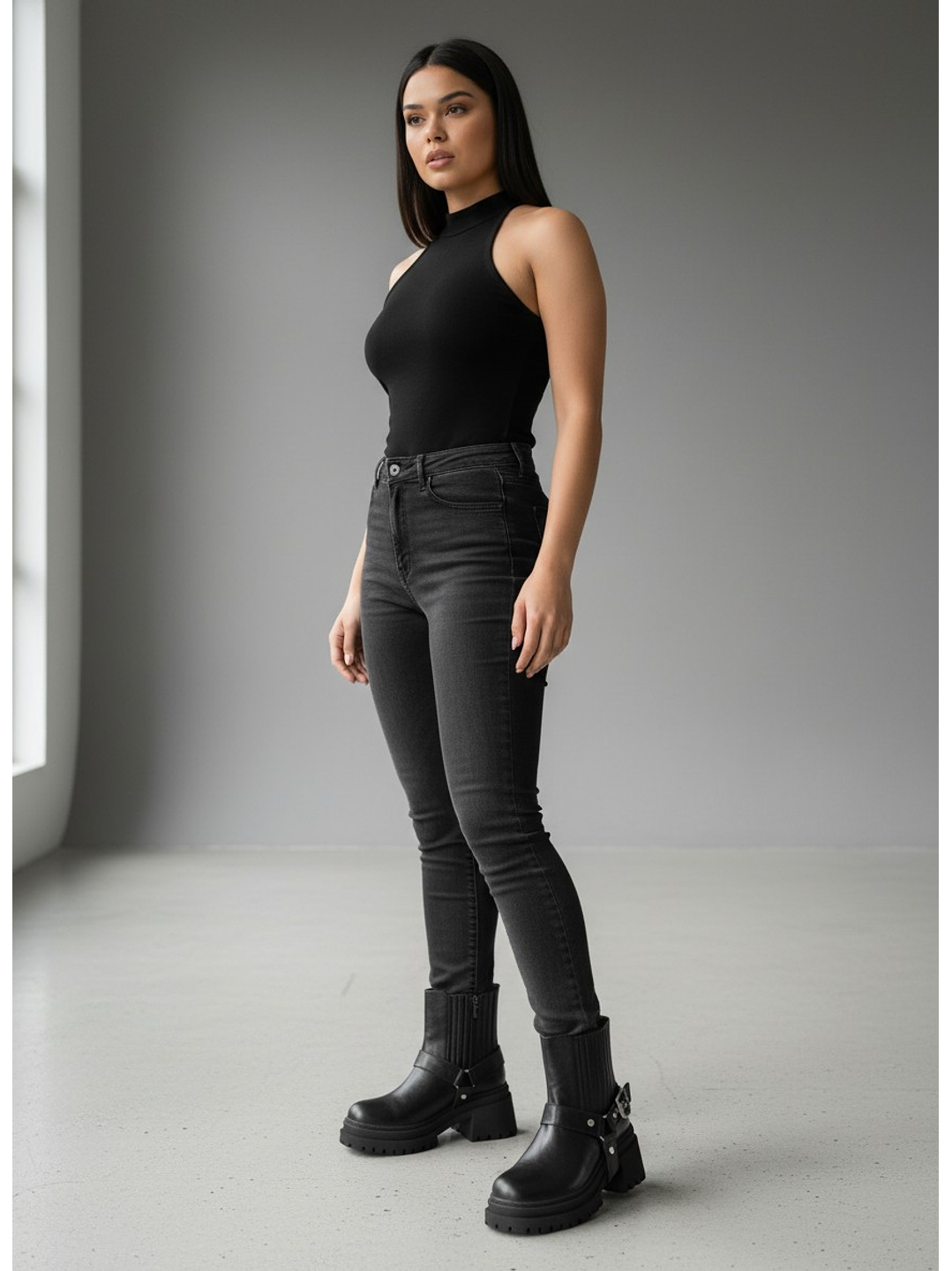 Bota funcional Suel negro 2688 3