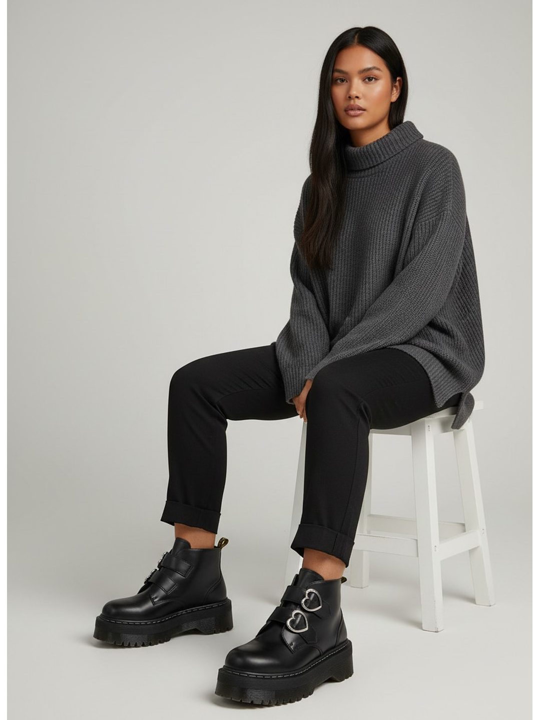 Bota suel negro 42-1 2