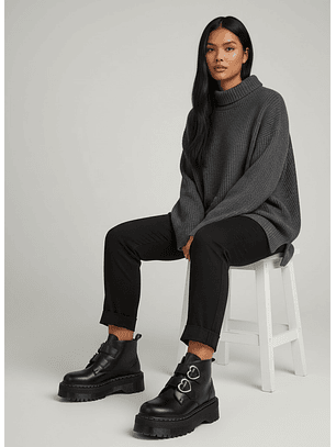 Bota suel negro 42-1