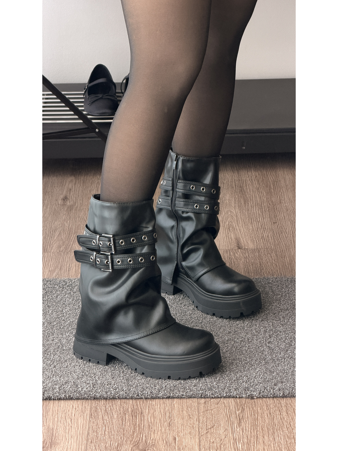 Botas bajas suel negro 2679  4