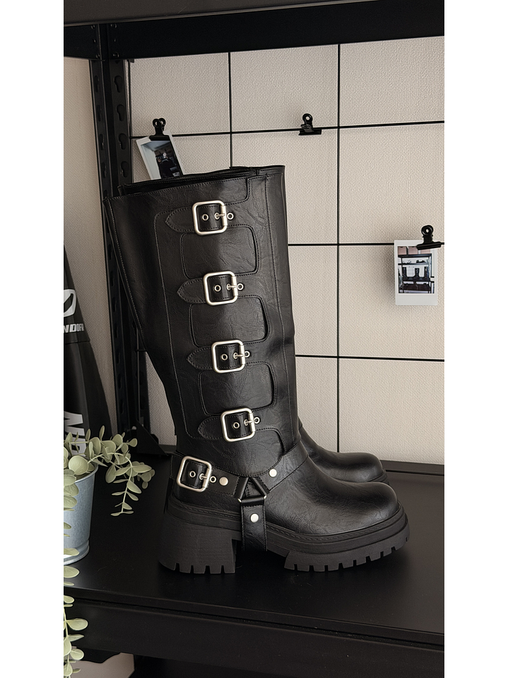 Bota funcional Suel negro 2688 5