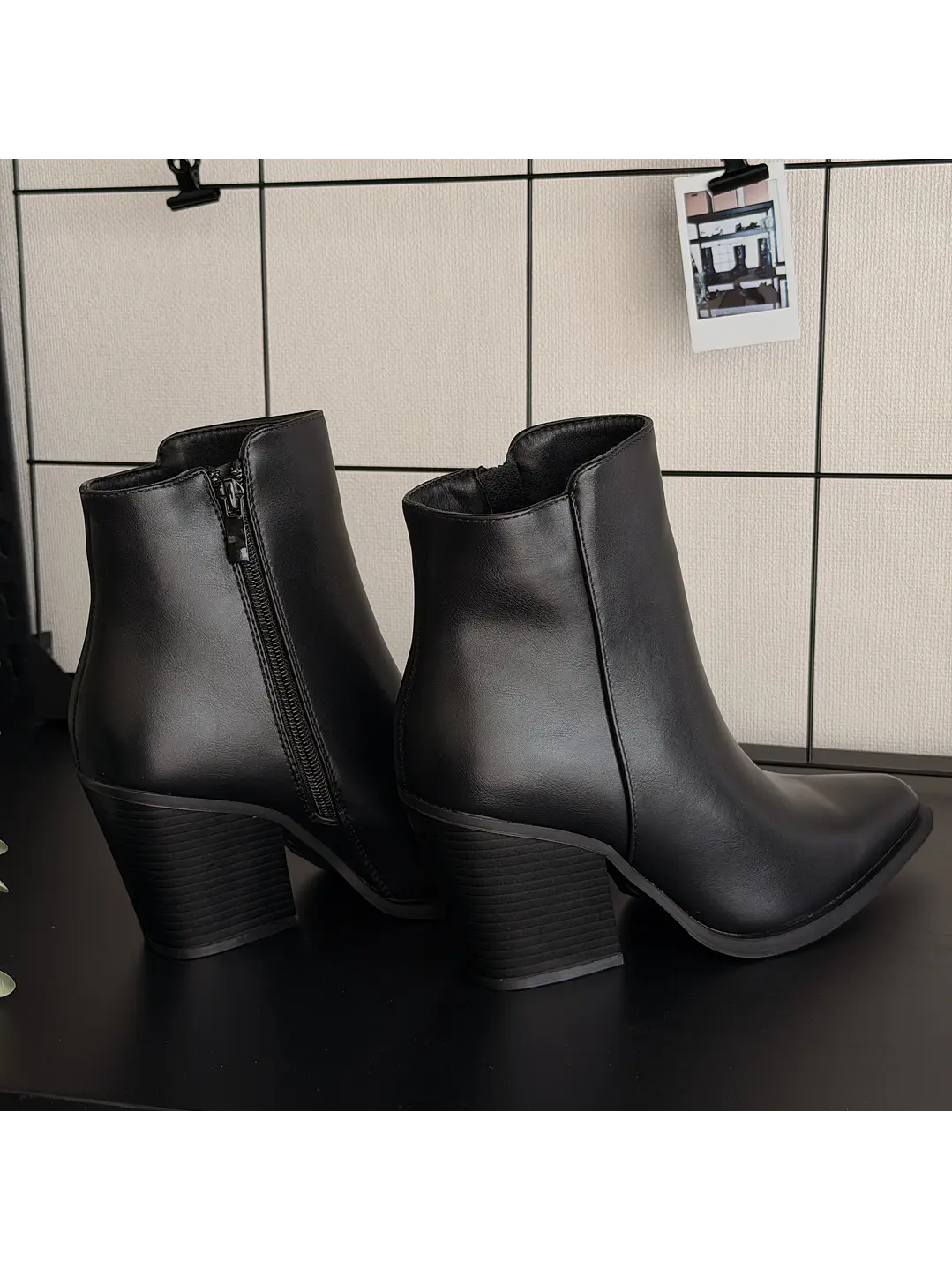 Bota suel negro 23T 4