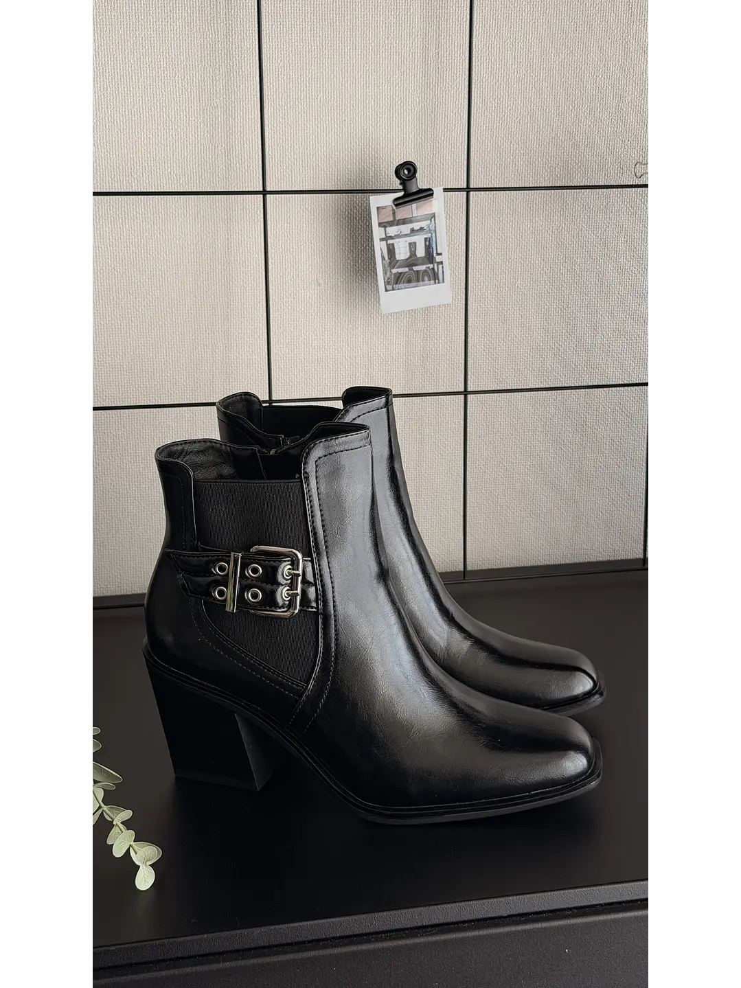 Bota suel negro 2636 3