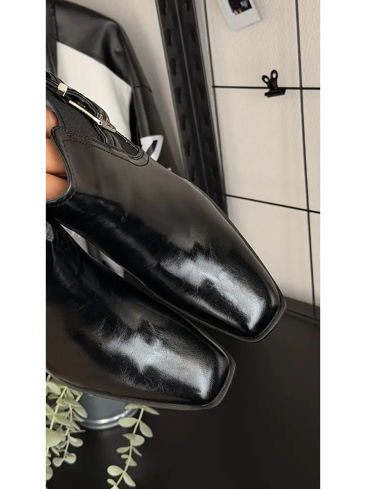 Bota suel negro 2636 4