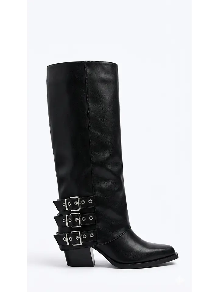 Bota suel negro  26-38T 1