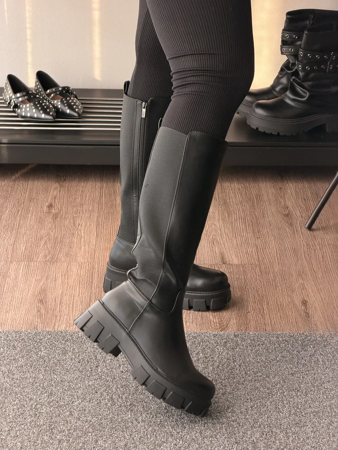 Botas altas suel negro 41-1 5