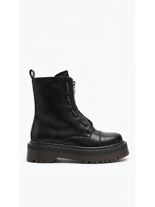Bota suel negro Nara